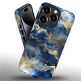 thumbnail image 3 of FKBRCL4U Compatible with iPhone 15 Pro Case, Blue Gold Clouds Mountains Pattern for Girl Full Body Design Soft Silicone Drop Shock Scratch Protection for iPhone 15 Pro, 3 of 7