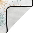 thumbnail image 7 of Simple Fireworks Pattern Bathroom Accessory Sets Waterproof Shower Curtain with Anti-Slip Bath Mat Durable Combo, 7 of 7