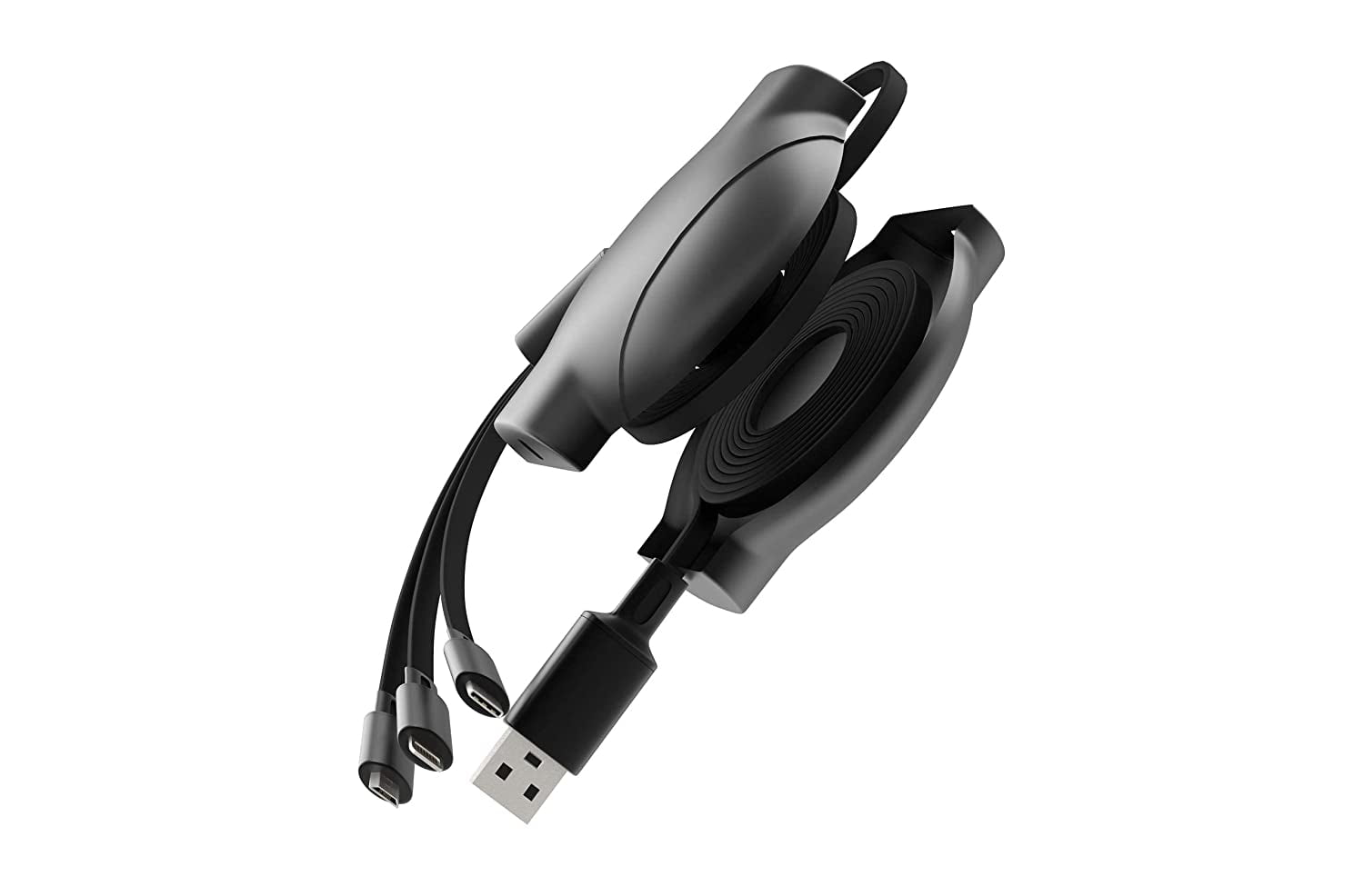 AGOZ 3in1 Durable Multi USB Charger Cable Cord, iPhone, Micro USB