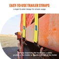 thumbnail image 3 of KFFKFF Winch Straps, 4" x 30', Load Support 6000 lbs, Break Force 18000 lbs, Equipped with Flat Hooks, Ideal for Secure Tying on Trailers, Agricultural Sites(Set of 4), 3 of 9