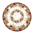 thumbnail image 2 of Dmlomu Thanksgiving Round Table Cloth, 47in Waterproof Table Cover, Wipeable No-Wash Fall Decorations for Home Dining Table Decor Holiday Party, 2 of 6