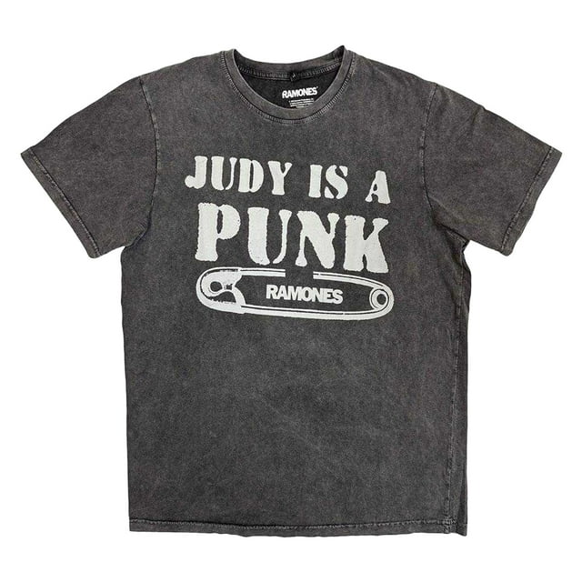 Ramones Adult Judy Is A Punk Stone Wash T-Shirt