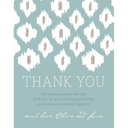 Modern Ikat Standard Thank You