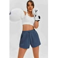 thumbnail image 2 of Pinspark Sweat Shorts Women's Casual Comfy Lounge Athletic Short Elastic Waist Drawstring Sports Bottoms Active Wear with Pockets, 2 of 6