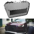 thumbnail image 1 of For Black Front Bumper Grille Refit for RS Style Fits for A5/S5 B8.5 12-16 Car Modification, 1 of 8