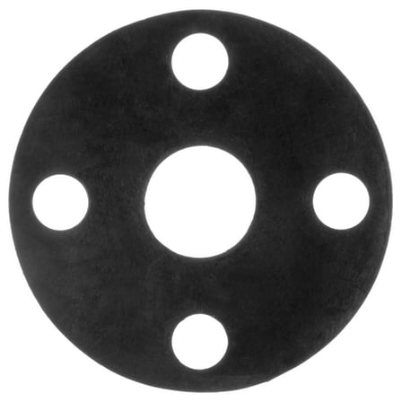 Full Face EPDM Rubber Flange Gasket for 3/4" Pipe - 1/8" Thick - Class 150