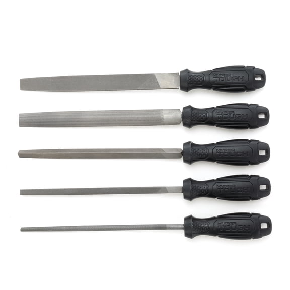 Hyper Tough 5-Piece 8-inch Hand File Set 8TR0028G, New Condition