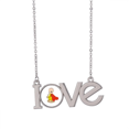 thumbnail image 1 of Referencia: monjes budistas Collar de amor colgante joyería de encanto, 1 of 3