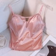 thumbnail image 4 of Top moldeador interior de hilo ventilado con tirantes de color liso a la moda para mujer Top de poliéster para mujer, 4 of 6