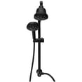 thumbnail image 6 of Westbrass SCH900F-62 Filtered Shower Head and Hand Sprayer Set on 21" Bar System, Matte Black, 6 of 12
