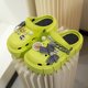thumbnail image 1 of Zuecos con ventilación para mujer, sandalias con plataforma, zapatillas de exterior, toboganes de playa, calzado de verano de marca, 2023 qym unisex, 1 of 2