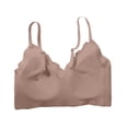 thumbnail image 7 of Bxsruta Wirefree Seamless Lace T Shirt Bra for Women Everyday Comfort Wireless Bralette No Underwire Pull On, 7 of 7