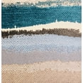 thumbnail image 3 of Plutus PBRA1342-2026-DP Coussin de Luxe Multicolore Bleu Pierre Sable de Rivière, 20 x 26 Po. Standard, 3 of 3