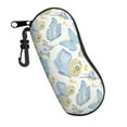 thumbnail image 2 of ZICANCN Sunglasses Soft Case, Fantasy Butterflies Neoprene Zipper Eyeglass Case for Men Women, 2 of 9
