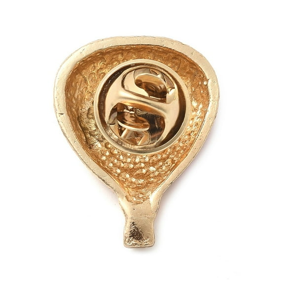 Alloy Enamel 12 pc Hot Air Balloon Enamel Pins Alloy Lapel Pin Backs Clothes Colorful 26.5x20mm for Backpack