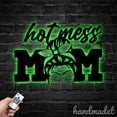thumbnail image 2 of Handmadetneonsign Custom Hot Mess Mom Metal Sign Wall Art LED Light, Mother's day gifts, Home Decor, 2 of 5