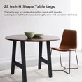 thumbnail image 3 of H Shape Table Legs, Metal Furniture Leg Stable Structure 2PCS With 6 Pads For Household Office Use, 3 of 8
