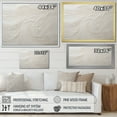 thumbnail image 4 of Designart "Contemporary Beige Beach Sand Allure I" Coastal Beach Sand Floater Framed Canvas Prints, 4 of 5