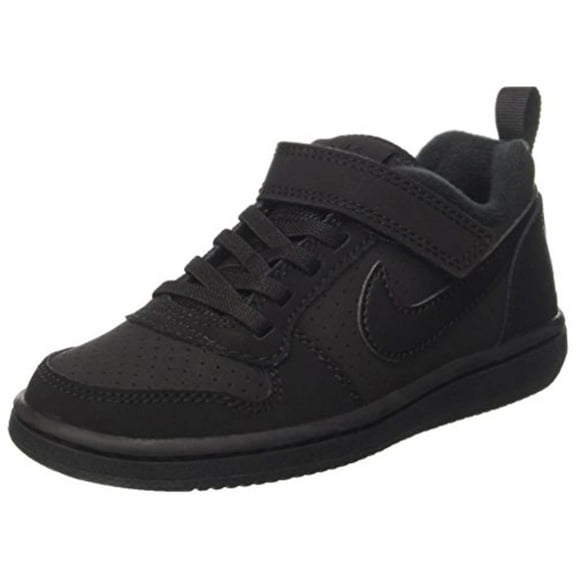 Nike Kids Court Borough Low PSV Black Black Size 1.5