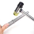 thumbnail image 2 of Jewelry Rubber Hammer With Stainless Steel Ring Mandrel Sizer Set Double Face Hammer Jewelers Making Tool(2pcs, Silver) Z, 2 of 5