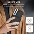 thumbnail image 3 of ELEHOLD Case for Samsung Galaxy S22 Plus,Business PU Leather Stand Case with Card Holder & Ring Holder,Black, 3 of 7