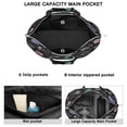 thumbnail image 2 of Outer Space Celestial Themed Weekender Bag Multipurpose Travel Tote with Large Capacity, Lightweight Airplane Friendly for Short Trips Yoga, 2 of 5