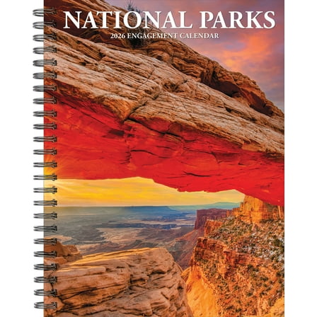 National Parks 2026 Engagement Calendar, (Paperback)