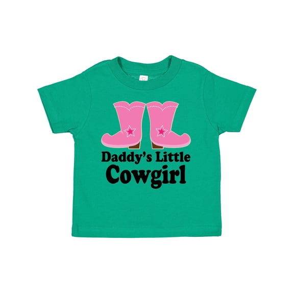 Inktastic Daddy's Little Cowgirl Girls Toddler T-Shirt