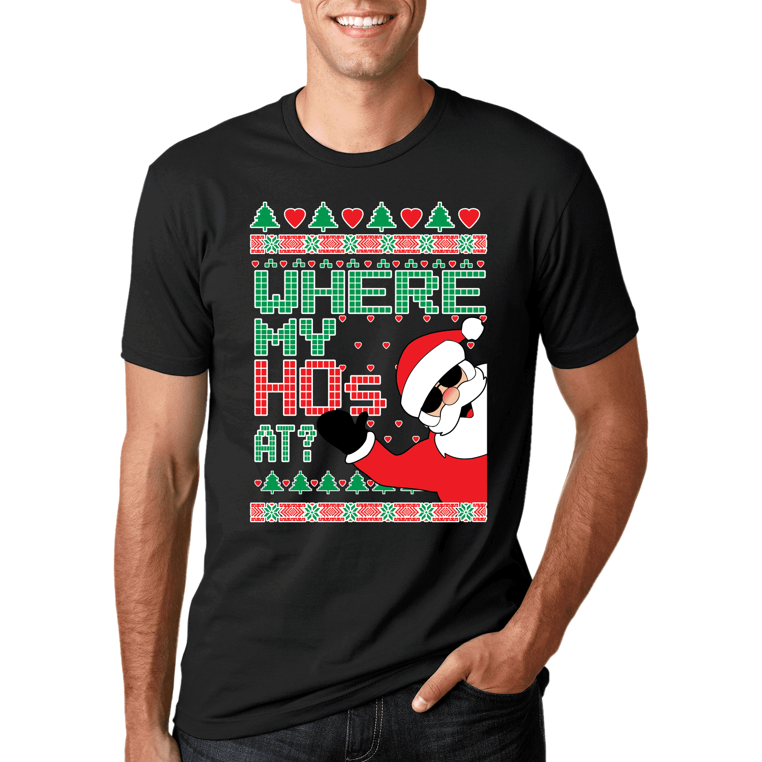 walmart mens christmas t shirts