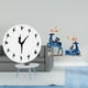 thumbnail image 2 of Reloj De Pared De Bailarina De Ballet Con Escultura De Reno, Elegante Reloj Silencioso Decorativo De Resina Y Figura De Animal Para Decoración Del Hogar Y La Oficina., 2 of 8