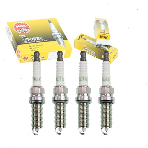 4 pc NGK G-Power Spark Plugs compatible with Acura ILX 2.4L L4 2016-2020