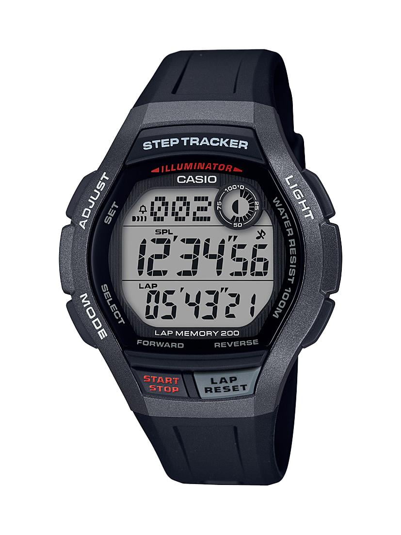 Casio Men's Step Tracker Watch, Black WS2000H-1AV - Walmart.com