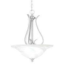 Elk Home 18-Inch Wide Prestige Pendant, Traditional, Brushed Nickel