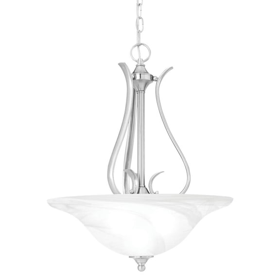 Elk Home 18-Inch Wide Prestige Pendant, Traditional, Brushed Nickel