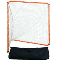 KFFKFF Lacrosse Target, 6' x 6' Lacrosse Mesh, Iron Structure Outdoor Lacrosse Practice Gear, Transportable Lacrosse Target with Transport Bag, Swift & Simple Assembly