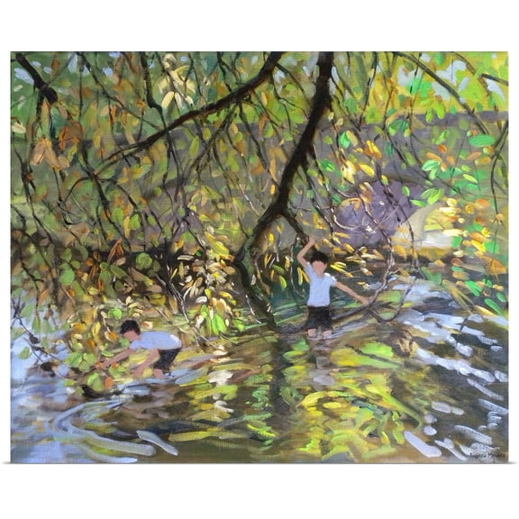 Great BIG Canvas | Rolled Andrew Macara Poster Print entitled River Wye, 2008