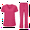Hot Pink, variant on Scrubs Set for Women Nurse Uniform V-Neck Top With Drawstring Pocket Pants And Casual Two-Piece Set for Care Workers