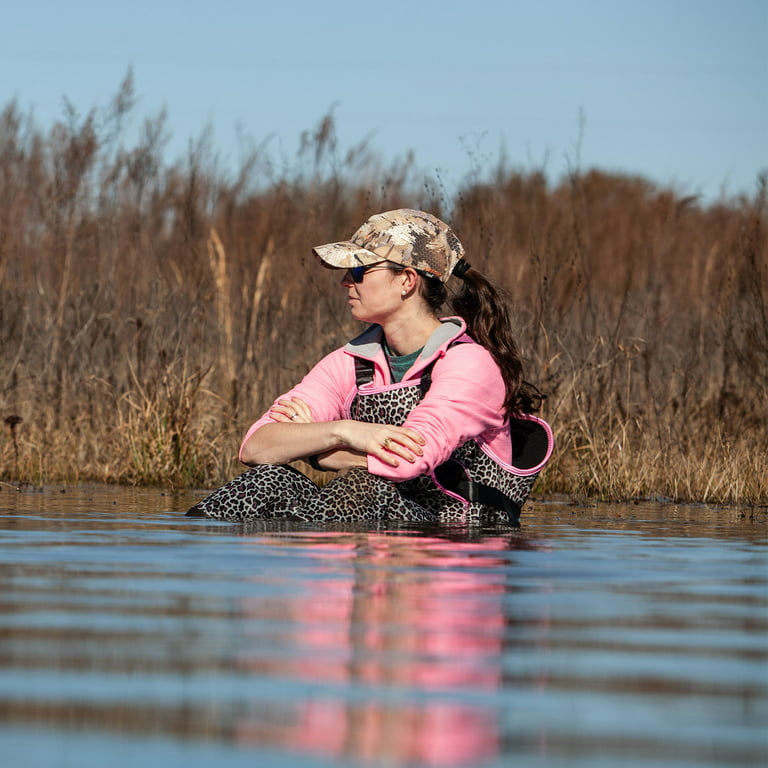 HISEA Neoprene Chest Waders Leopard Print Duck Hunting Waders for
