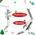 thumbnail image 3 of Soporte para medias navideñas para repisa de chimenea, soporte para medias navideñas de metal de bronce brillante para repisa de chimenea, decoraciones navideñas, 3 of 5