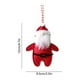 thumbnail image 3 of Adornos navideños, regalos navideños, adornos navideños, adornos festivos para árboles con copos de nieve y motivos navideños, manualidades navideñas hechas a mano, adornos colgantes, adornos de tela, 3 of 6