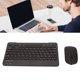 thumbnail image 1 of Teclado El Teclado Inalmbrico Mouse 2.4G Dual Modo Portable Portable Silencio de 10 Pulgadas Combo de Mouse de Teclado Negro de 10 Pulgadas, 1 of 7