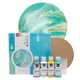 thumbnail image 1 of Juego de 4 botellas de pintura acrílica para vertido (2 oz/60 ml) Botellas de pintura acrílica líquida de alto flujo para lienzo, madera, piedra, vidrio, azulejo, papel, 1 of 9