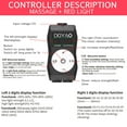 thumbnail image 3 of DGYAO Red Light Infrared Waist Belt Massager with Pulse Mode, Adjustable Back Muscle Relax Wrap Device, 3 of 7