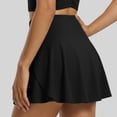 thumbnail image 4 of DHFJKG Women Tennis Skirts Built In Shorts With Side Pockets High Waisted Skorts Tummy Control Lightweight Pleated Athletic Mini Skirts, 4 of 5
