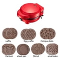 thumbnail image 2 of Electric Egg Waffle Machine - Multi-Functional Mini Cake & Omelet Pan ,Easy to Operate, 2 of 5