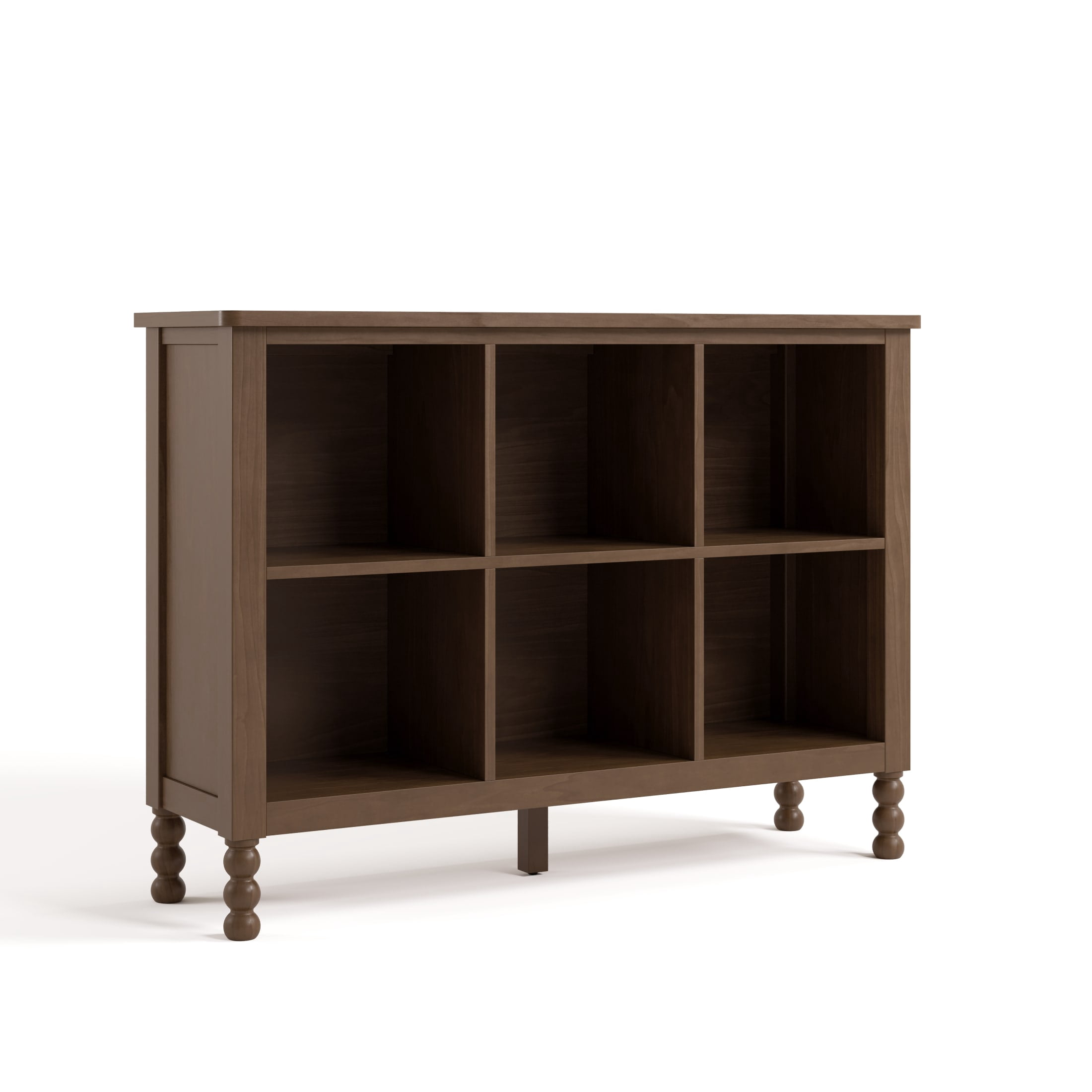 Art of Nursery by Storkcraft Rio 6 Cube Storage Organizer Kids Bookcase - Hazelnut