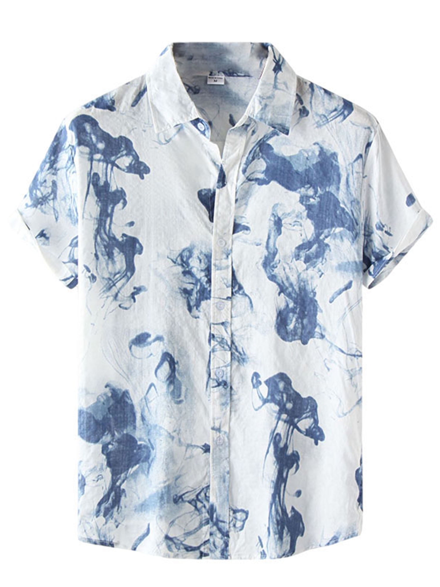 Colisha Men Short Sleeve Hawaiian Shirt 
