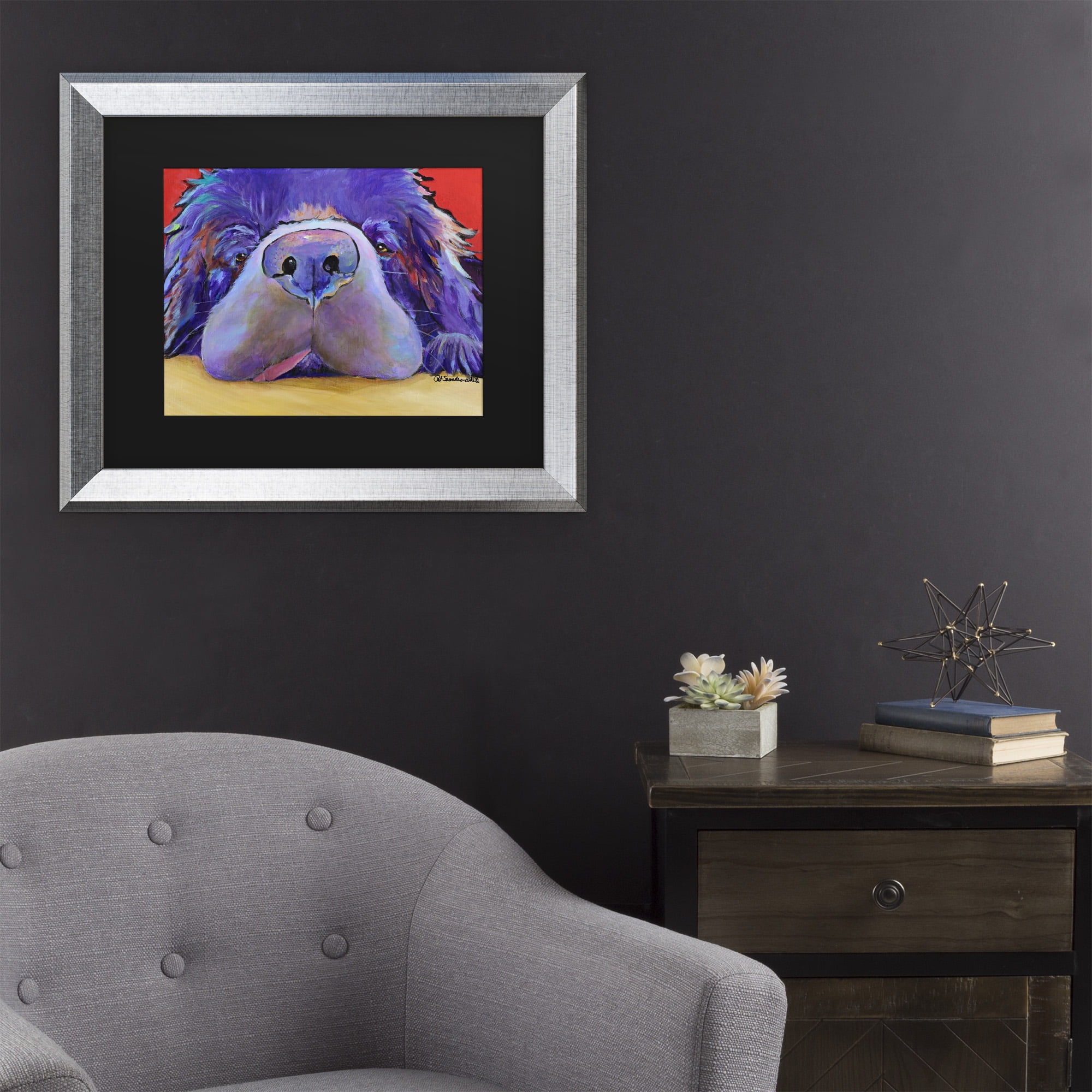Trademark Fine Art 'Graysea' Canvas Art by Pat Saunders-White