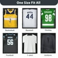 thumbnail image 5 of Jaxpety Jersey Display Case Football Baseball Basketball Jersey Frame w/ UV Protection, Hanger, Black, 5 of 12