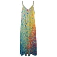 thumbnail image 6 of Colorful Dots Rainbow Textured Art Sleeveless Dress Loose Women's Dress Dresses Luxury Evening Dresses, 6 of 9